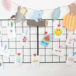 인스 그리드 카드 사진 벽 작은 카드 미니 간단한 양면 카드 사진 소품 작은 카드 사진 소품의 그림