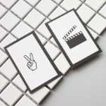 인스 그리드 카드 사진 벽 작은 카드 미니 간단한 양면 카드 사진 소품 작은 카드 사진 소품의 그림