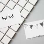 인스 그리드 카드 사진 벽 작은 카드 미니 간단한 양면 카드 사진 소품 작은 카드 사진 소품의 그림