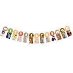 메이 유시 맞춤형 생일 파티 장식 사진 소품 아기 첫 번째 생일 사진 배너의 그림