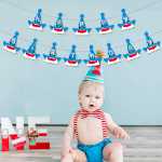 메이 유시 맞춤형 생일 파티 장식 사진 소품 아기 첫 번째 생일 사진 배너의 그림