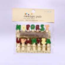 사진 클립 사진 클립 나무 작은 클립 작은 나무 클립 사진 벽 소품 활동 클립 영어 편지의 그림