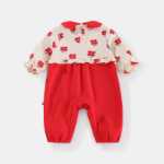 신생아 아기 원피스의 그림