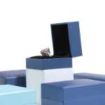 가죽으로 보석 상자의 그림