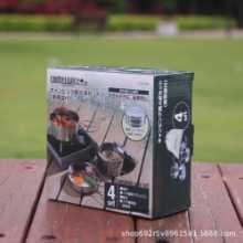 크로스 보더 핫 세일 야외 스테인레스 스틸 조리기구 세트의 그림