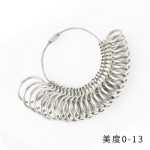 링 링 측정 링 링 측정 링 링 사이즈 측정 링 눈금자 링 링 핑거 링 측정 도구의 그림