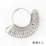 링 링 측정 링 링 측정 링 링 사이즈 측정 링 눈금자 링 링 핑거 링 측정 도구의 그림