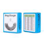 링 링 측정 링 링 측정 링 링 사이즈 측정 링 눈금자 링 링 핑거 링 측정 도구의 그림