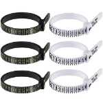 링 측정  테이프 측정  손가락 측정 표준 소프트 눈금자 벨트형 플라스틱 사이징 도구의 그림