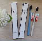 도매 밀짚 칫솔 호텔 호텔 비앤비 일회용 용품 일회용 칫솔 소모품의 그림