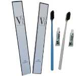 도매 밀짚 칫솔 호텔 호텔 비앤비 일회용 용품 일회용 칫솔 소모품의 그림