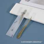 호텔 세면도구호텔 & 비앤비 소모품치약이 포함된 칫솔부드러운 칫솔모 칫솔 세트의 그림