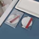 호텔 세면도구호텔 & 비앤비 소모품치약이 포함된 칫솔부드러운 칫솔모 칫솔 세트의 그림