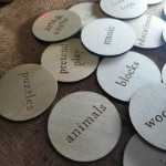 나무 보관 라벨 맞춤형 장난감의 그림