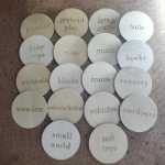 나무 보관 라벨 맞춤형 장난감의 그림