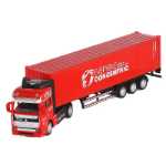 어린이 장난감 부메랑 합금 컨테이너 운송 트럭 컨테이너 트럭 고속 유조선 트레일러 모델 장난감의 그림