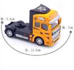 어린이 장난감 부메랑 합금 컨테이너 운송 트럭 컨테이너 트럭 고속 유조선 트레일러 모델 장난감의 그림