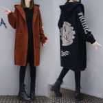 패딩 및 두꺼운 빅 야드 스웨터의 그림