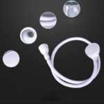 다기능 애완 동물 샤워 헤드의 그림