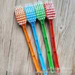 화장실 브러시의 그림