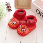 공장 도매 가을과 겨울 아기 호랑이 신발 어린이 신발 아기 워킹화 부드러운 바닥 소년 소녀 워킹화의 그림