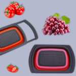 주방 가정용 텔레스코픽 핸들 식기의 그림