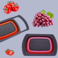 주방 가정용 텔레스코픽 핸들 식기의 그림