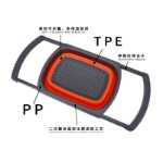 주방 가정용 텔레스코픽 핸들 식기의 그림