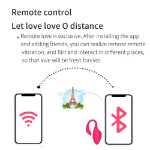 백조 휴대폰 블루투스 앱 원격 원격 제어 에로틱 마사지기 / 성인 장난감 섹스 토이의 그림