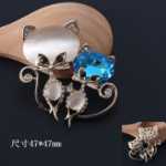 동물 보석 여우 펜던트의 그림