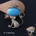 동물 보석 여우 펜던트의 그림