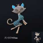 동물 보석 여우 펜던트의 그림