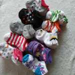 어린이 일회용 양말의 그림