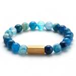 쥬얼리 8mm 구슬 블랙 / 남성 여성 팔찌의 그림