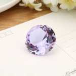 천연 크리스탈 다이아몬드 보석 장식품의 그림