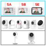 그래피티 5 인치 듀얼 모드 베이비 모니터의 그림