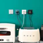 벽걸이 욕실 주방 가전 제품 스티커 후크의 그림