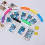 PVC 휴대 전화 투명 방수 가방의 그림