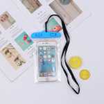 PVC 휴대 전화 투명 방수 가방의 그림