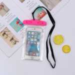 PVC 휴대 전화 투명 방수 가방의 그림