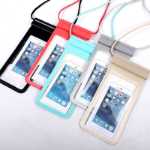 패브릭 PU 휴대 전화 방수 가방의 그림