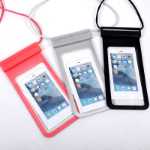 패브릭 PU 휴대 전화 방수 가방의 그림