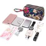 동전  휴대 전화 가방의 그림