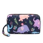 동전  휴대 전화 가방의 그림