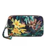 동전  휴대 전화 가방의 그림