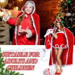 크리스마스 테마 레이브 파티 의상의 그림