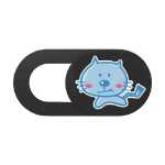 휴대 전화 카메라 프라이버시 커버의 그림