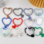 휴대폰 반지 손목 로프의 그림