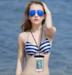 휴대 전화 방수 파우치의 그림