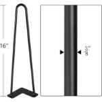 크로스 보더 철제 가구 테이블 다리의 그림